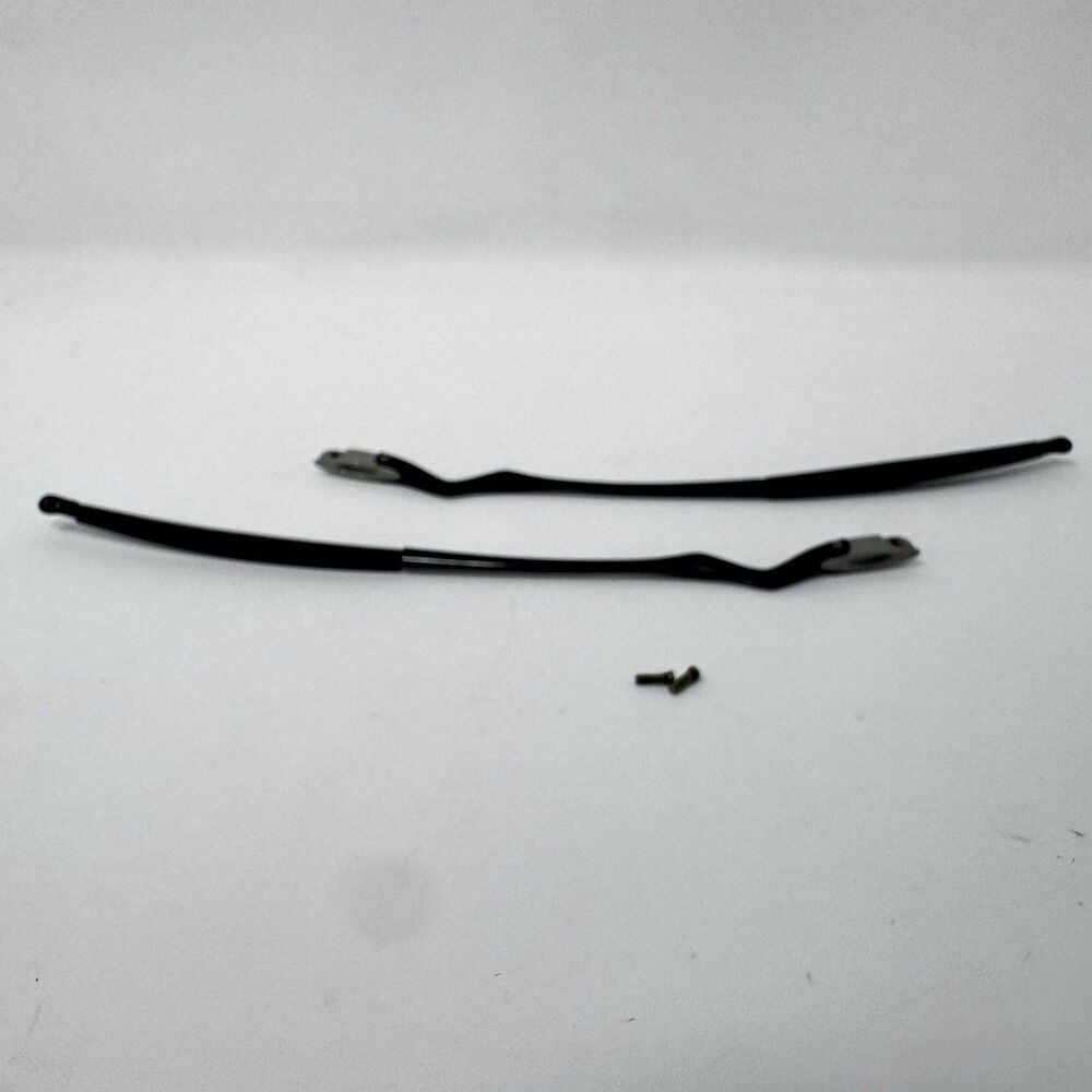 Oakley Drill Bit 0.5 OX3143-0153 Polished Black Temple Arms 136mm w/ Screws